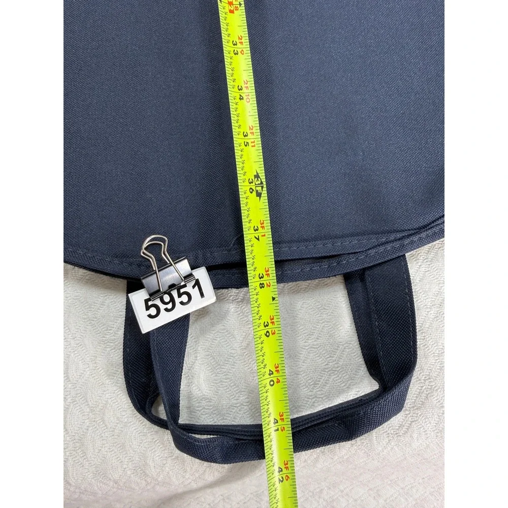 Ralph Lauren Navy Blue Garment Bags Set of 2 Travel Suit Covers Gold Logo 38x24